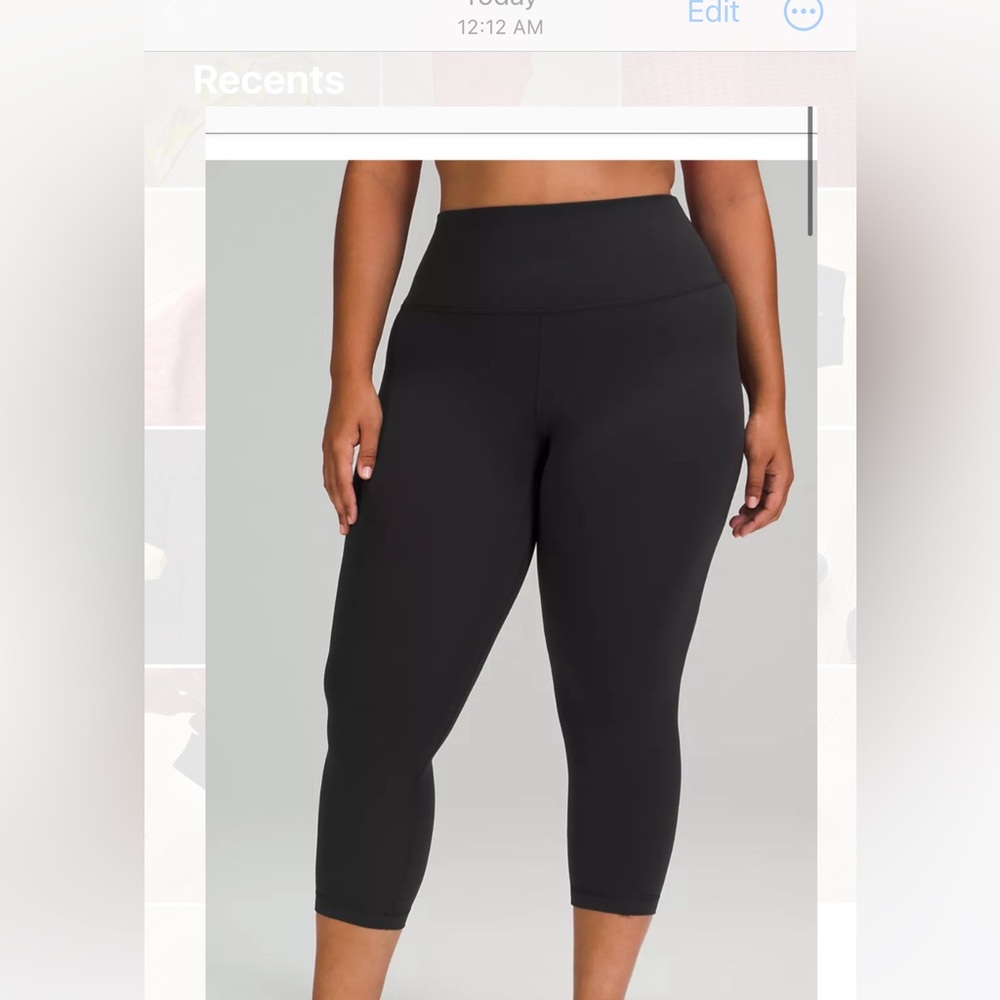 lululemon Align High-Rise Crop 21" black